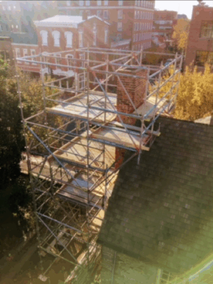 Brick Chimney - Historic Architecture - Total Restoration Services
